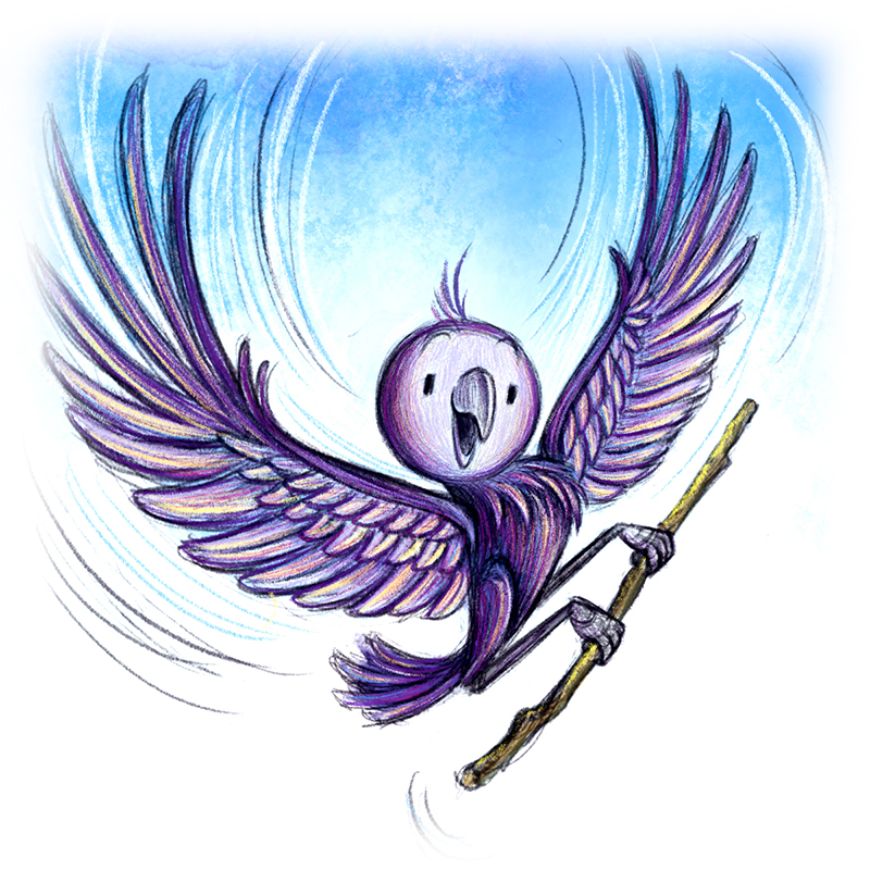 Rascally Ravens – Dink Catches Stick